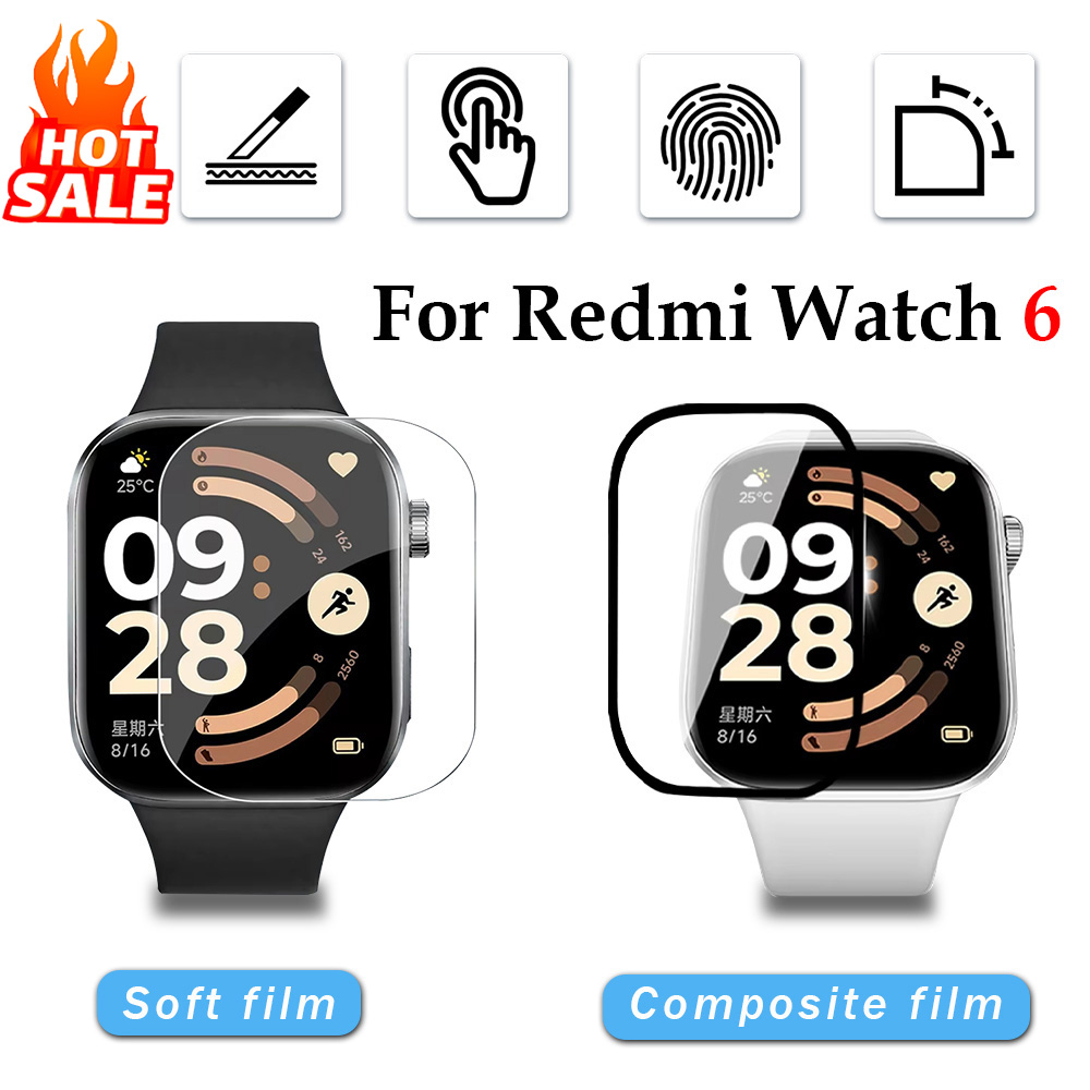 Smartwatch Screen Film - 1-5 adet yumuşak Film Xiaomi Redmi
