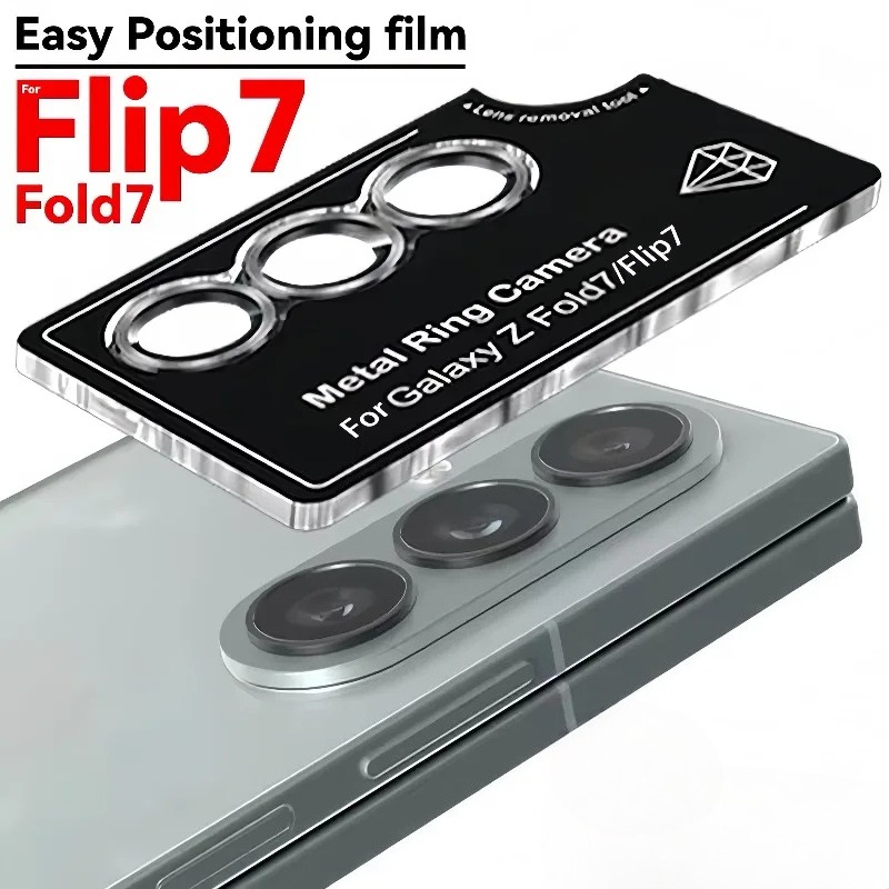 Tempered Glass Screen 9H - Samsung Z Fold 7 Kamera Koruyucu