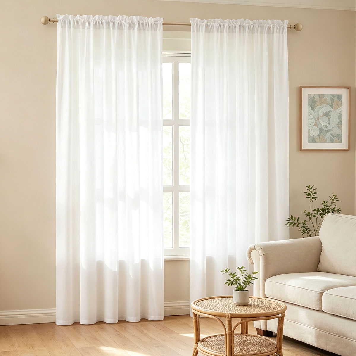 Privacy Filter 2Pack - 2'li Paket Beyaz Çubuklu Cepli Şeffaf