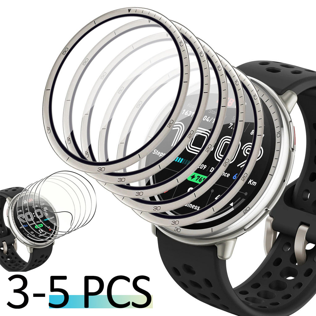 Hydrogel Screen Protector - 3-5 adet kavisli ekran koruyucusu Amazfit