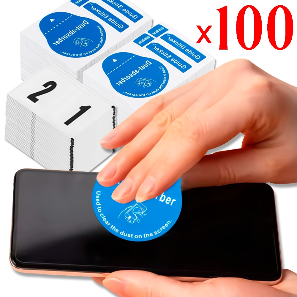 Dust Removal Sticker - 100/1 adet toz giderme cep telefonu