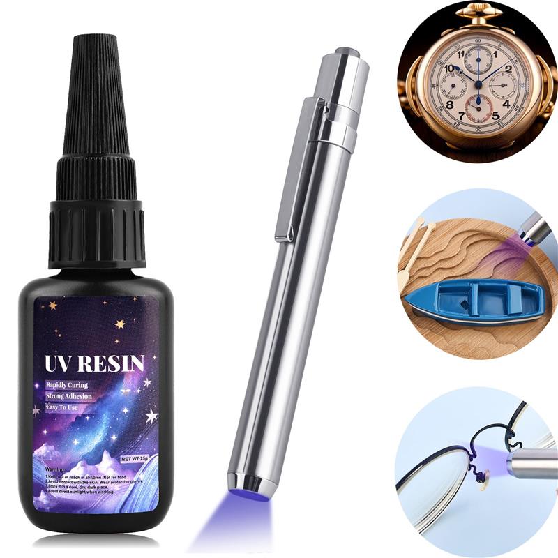 Liquid Uv Glue Kit - UV yapıştırma kaynak tutkal kiti Fix