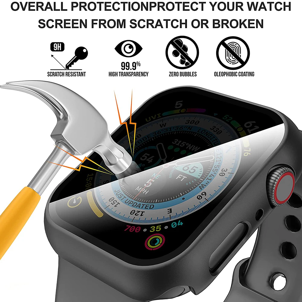 Gizlilik Cam + Kılıf Apple Wat - Privacy Screen Protector incelemesi ve fiyatı