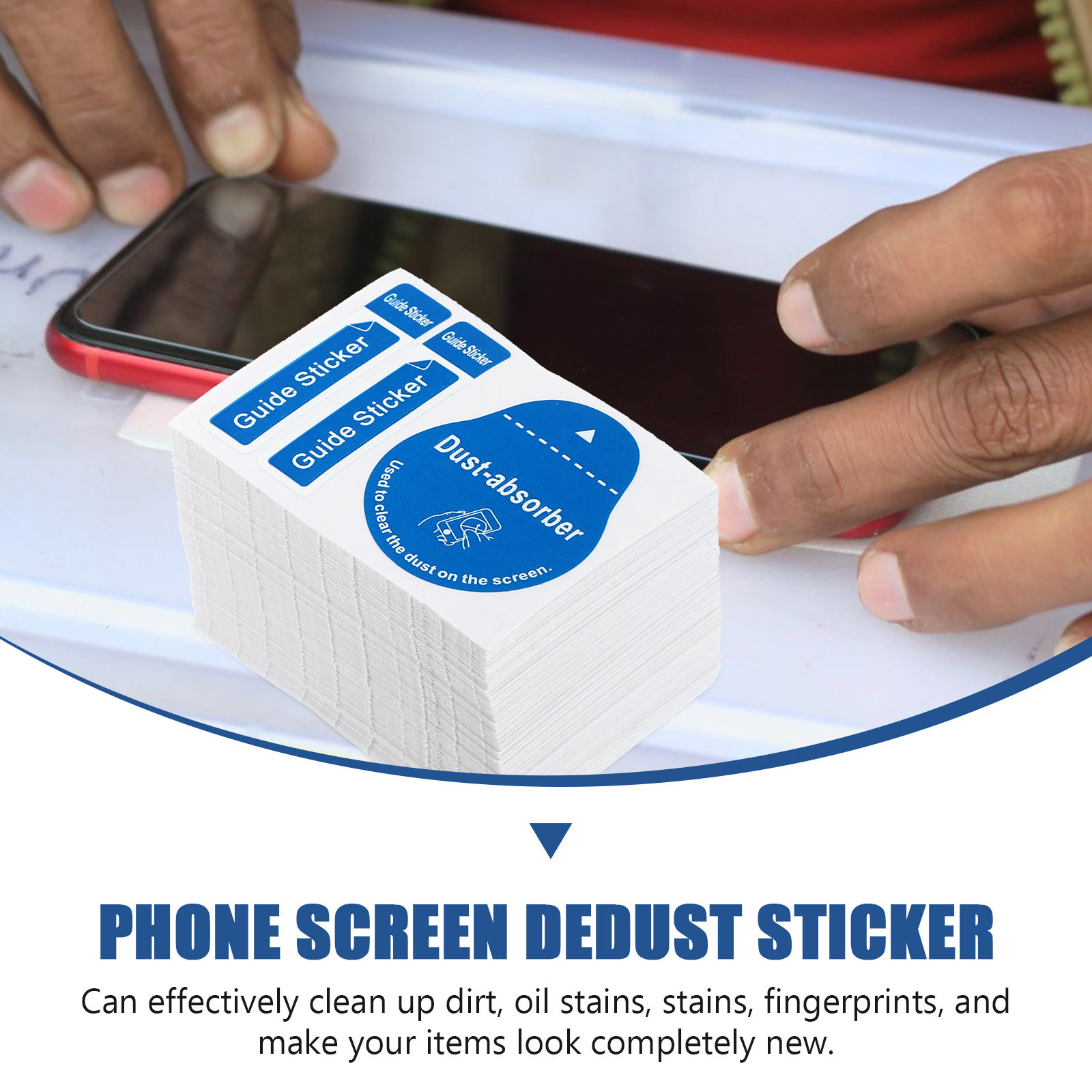 200 adet LCD Ekran Toz Giderme - Dust Removal Sticker incelemesi ve fiyatı
