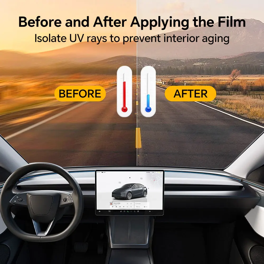 Tesla Model Y Juniper 2025 202 - Privacy Screen Protector incelemesi ve fiyatı