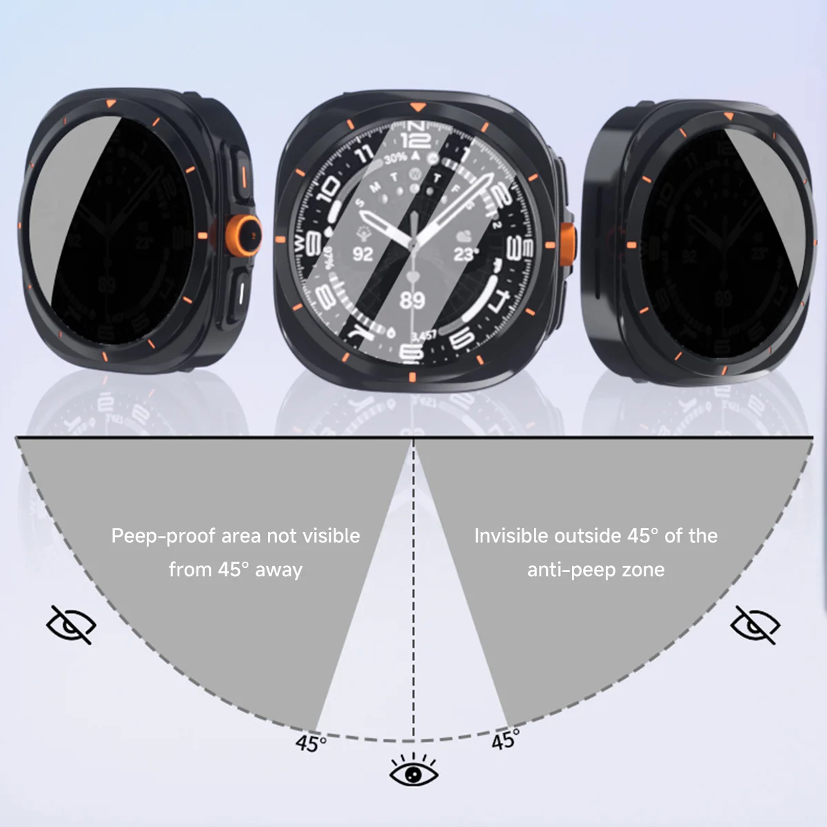 Samsung Galaxy Watch 7 için Te - Privacy Screen Protector incelemesi ve fiyatı