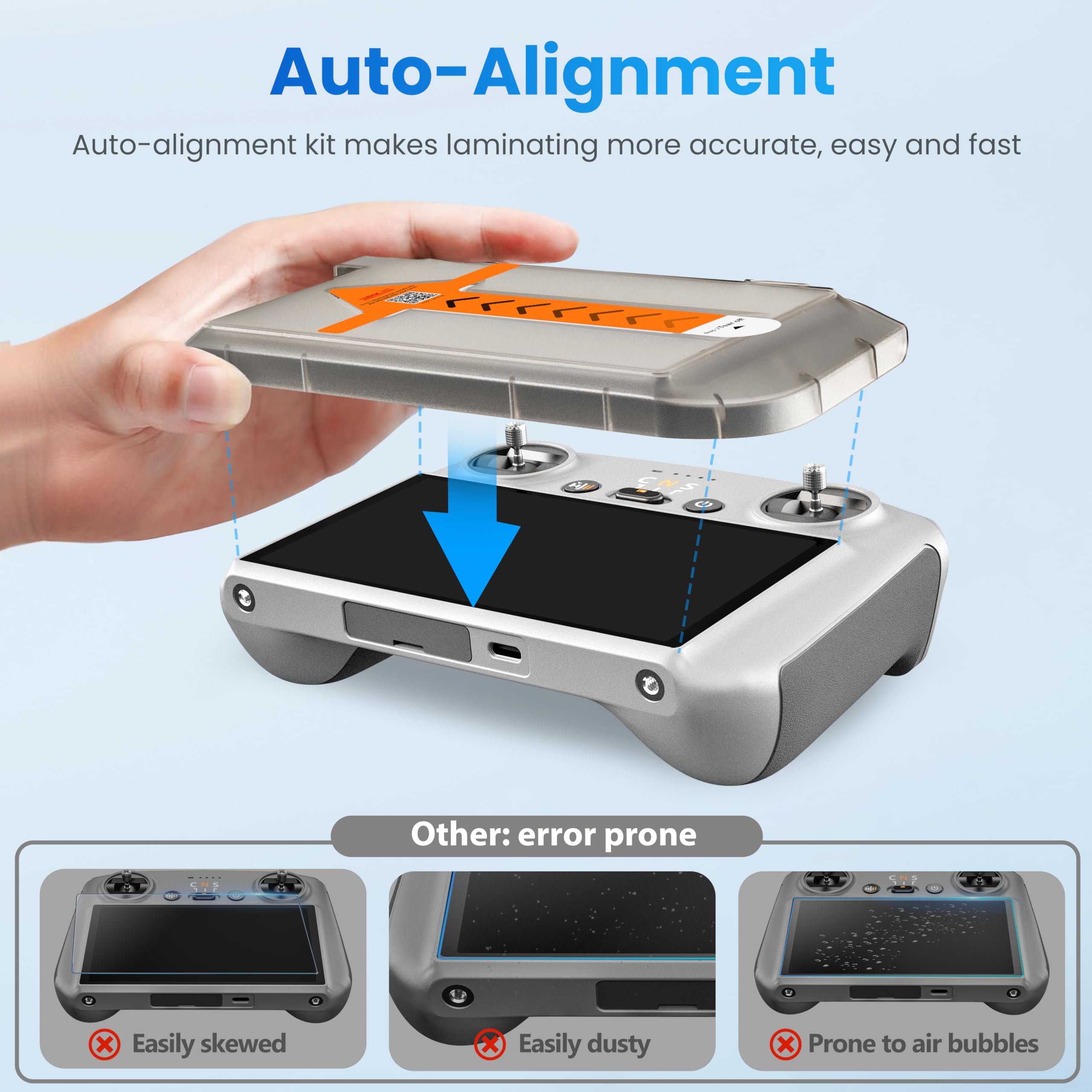DJI RC/RC 2 Kontrol Cihazı içi - Glass Protector Auto incelemesi ve fiyatı