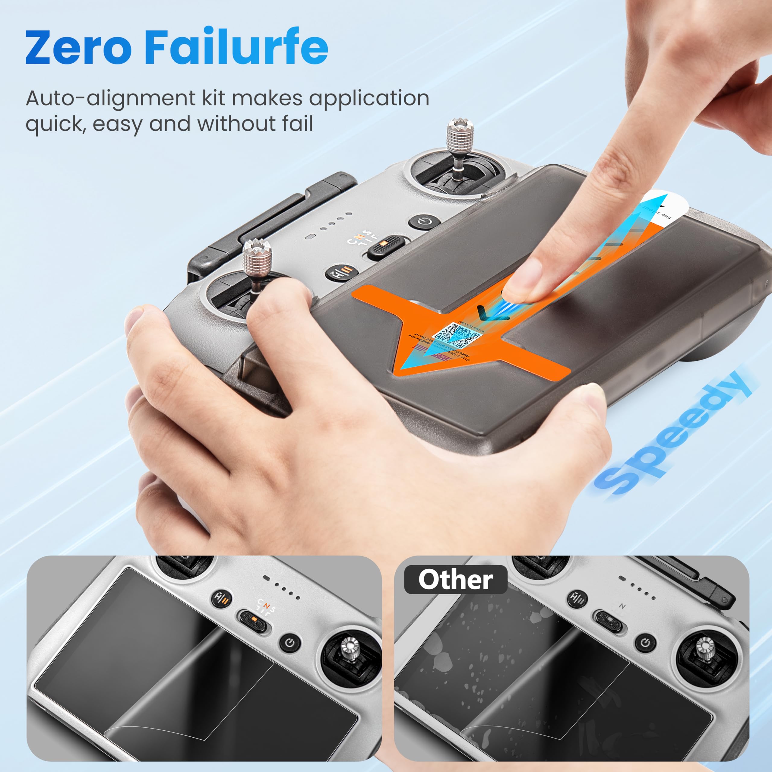 DJI RC/RC 2 Kontrol Cihazı içi - Glass Protector Auto incelemesi ve fiyatı