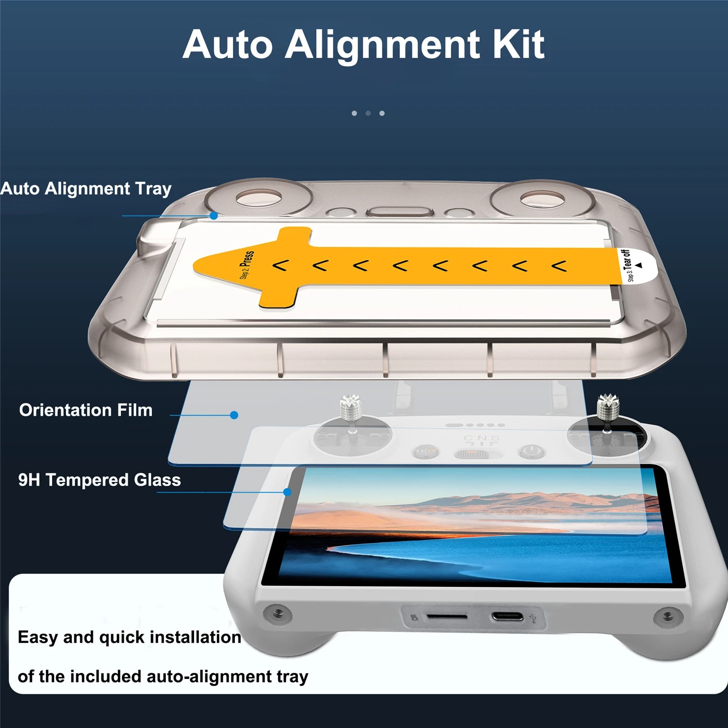 DJI Flip/Air3/3S/Mini3/4pro Ek - Glass Protector Auto incelemesi ve fiyatı