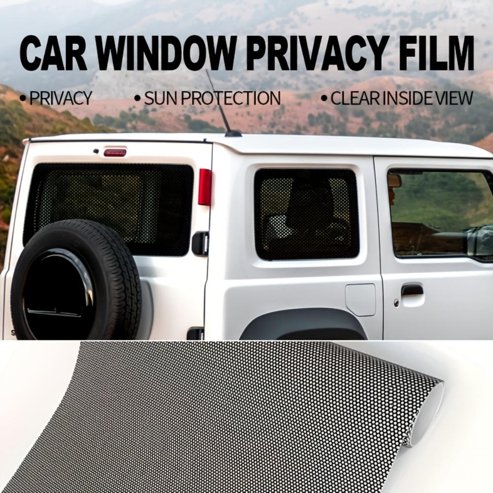 1 rulo siyah delikli vinil giz - Privacy Screen Protector incelemesi ve fiyatı