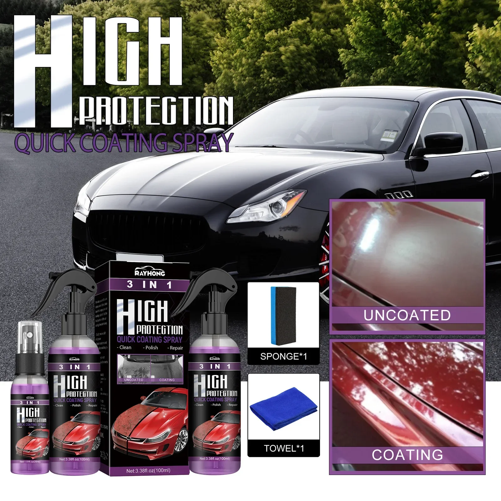 3'ü 1 Arada Araba Seramik Nano - Nano Liquid Coating incelemesi ve fiyatı