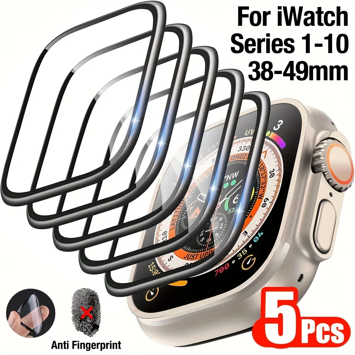 1-5 adet çizilmez Film Apple W - Smartwatch Screen Film incelemesi ve fiyatı